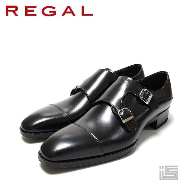 楽天市場】□ REGAL リーガル 27EL-BD Blackダブルモンクモンク 