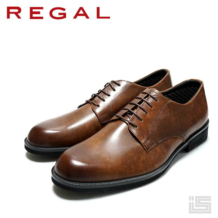 楽天市場】□ REGAL リーガル 34CL-BD Dark Brown 外羽根 プレーントゥ 