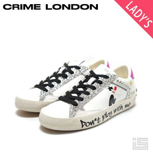 �� CRIME LONDON �N���C�������h�� 88008AA7-10 DISTRESSED White/M �z���C�g���^���b�N ���[�i�[�E�u���U�[�X�Ƃ̎��N�R���{���[�V�����R���N�V���� �C���|�[�g ���f�B�[�X�V���[�Y �y���K�戵�i�z �y2