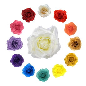 造花　FF-163（全13色）【フラメンコ用品】コサージュ 髪飾り フローレス 薔薇