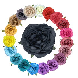 造花　FF-127（全20色）【フラメンコ用品】コサージュ 髪飾り フローレス 薔薇