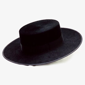 コルドベス/スタンダードブラック 羊毛100％【フラメンコ用品】ISESA社製　帽子