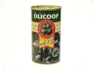 箱買い【ブラックオリーブ（種抜き）・24缶】スペイン産★美しい黒オリーブ。最高の品質でお料理にも重宝です。