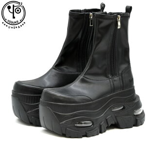 【先行予約】 ヨースケ YOSUKE ストレッチブーツ 厚底ブーツ スニーカーブーツ ショートブーツ レディース 全4色 S M L LL 黒 白 4460113