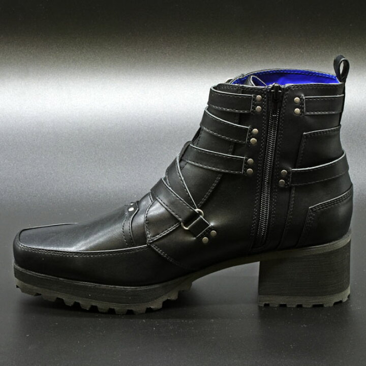 楽天市場】ヨースケ YOSUKE メンズ 厚底ブーツ ヒールアップ ロック  