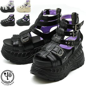 【ヨースケ 全品送料無料】 【クーポン対象品】 ヨースケ YOSUKE ブーツサンダル 厚底スニーカー スポーツサンダル レディース 全4色 22.5-25 原宿系 韓国 4460009 到着後のレビューでクーポンプレゼント