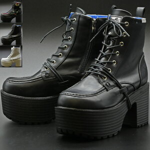 【ヨースケ 全品送料無料】 ヨースケ YOSUKE 厚底ブーツ 4468012 レースアップブーツ ショートブーツ ハイソール メンズ ブラック 黒 ホワイト 白 26 27 到着後のレビューでクーポンプレゼント(予