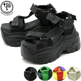 【ヨースケ 全品送料無料】 【クーポン対象品】 ヨースケ YOSUKE スポーツサンダル 厚底サンダル ストラップサンダル レディース 全4色 S M L LL 黒 白 4460106