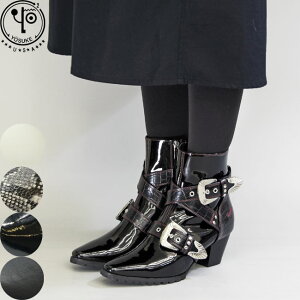 【ヨースケ 全品送料無料】 【クーポン対象品】 ヨースケ YOSUKE ウエスタンブーツ 厚底ブーツ ショートブーツ クロスベルト レディース 全4色 S-LL 黒 白 6310024 セール