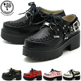 【ヨースケ 全品送料無料】 【クーポン対象品】 ヨースケ YOSUKE ラバーソール レースアップシューズ 厚底シューズ レディース 全4色 S-LL 黒 白 6310025 セール