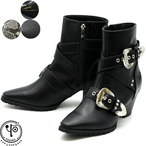 【ヨースケ 全品送料無料】 【クーポン対象品】 ヨースケ YOSUKE ウエスタンブーツ 厚底ブーツ ショートブーツ クロスベルト メンズ 全3色 26 27 黒 6318008 セール