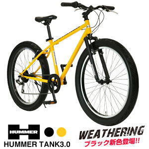 t@bgoCN FAT BIKE 26C`×3.0C`ɑ^C 6iϑ X}[gȃt[ OVu[L ʋ ʊw X HUMMER(n}[) TANK3.0