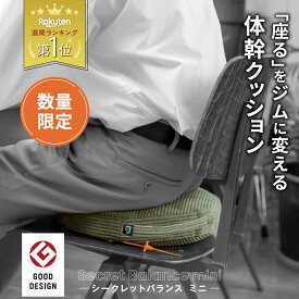 【シークレットバランスミニ JOURNAL STANDARD FURNITURE コラボモデル gymterior(ジムテリア) 】 まるでコンパクトなバランスボール バランスディスク クッション バランス 体幹 ディスク トレーニング ダイエット バランスボール 骨盤 オフィス