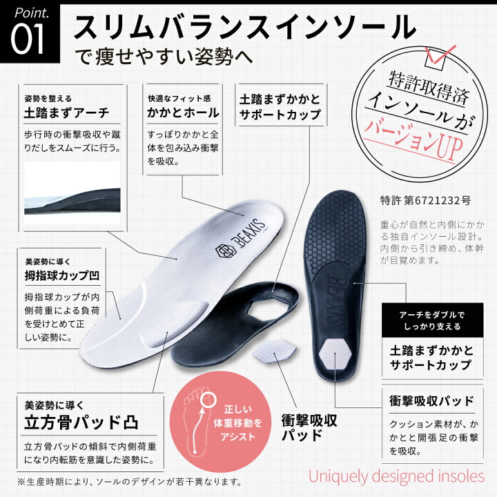 楽天市場】バランスコアスニーカー2.5 BEAXIS ( ビーアクシス 