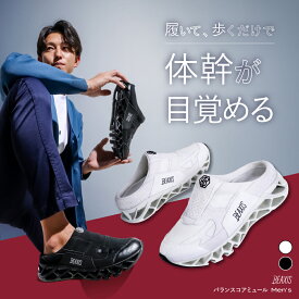 バランスコアミュール メンズ BEAXIS ビーアクシス ダイエットシューズ スニーカー ダイエット モデル ウォーキング ランニング 有酸素運動 スタイルアップ 体幹 トレーニング 運動 アメプラ