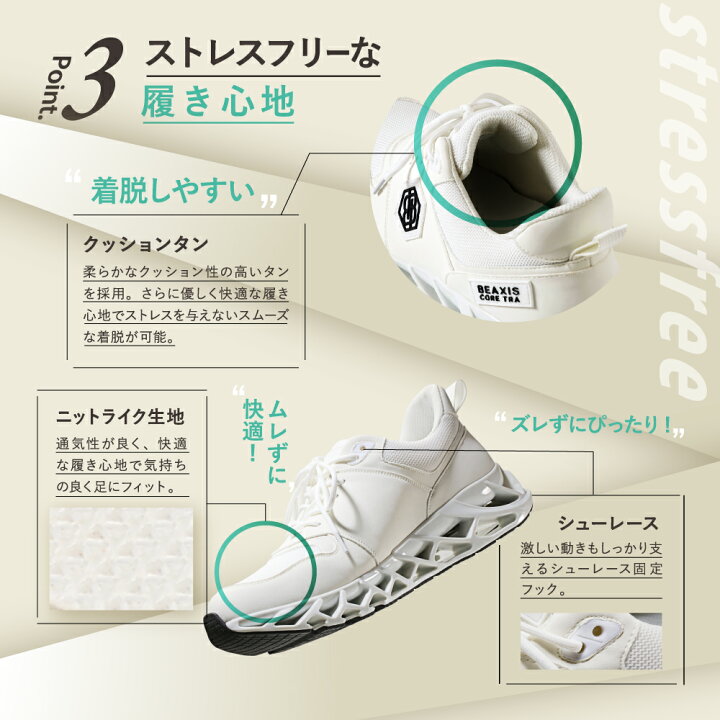 楽天市場】☆1000円OFFクーポン☆ バランスコアスニーカー3 BEAXIS 