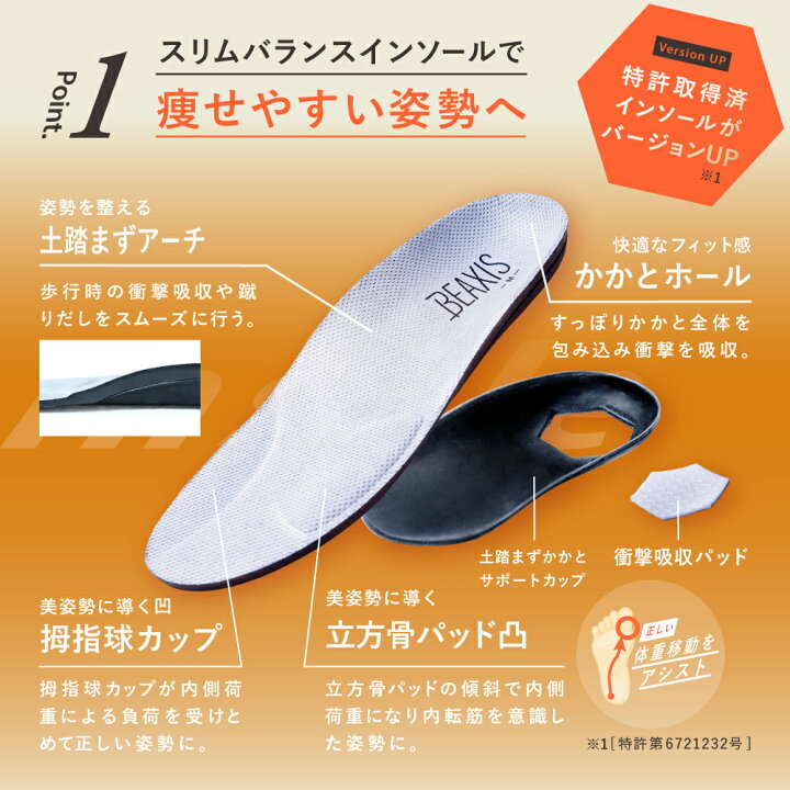 楽天市場】【ポイント10倍】 バランスコアスニーカー3 BEAXIS ビー 