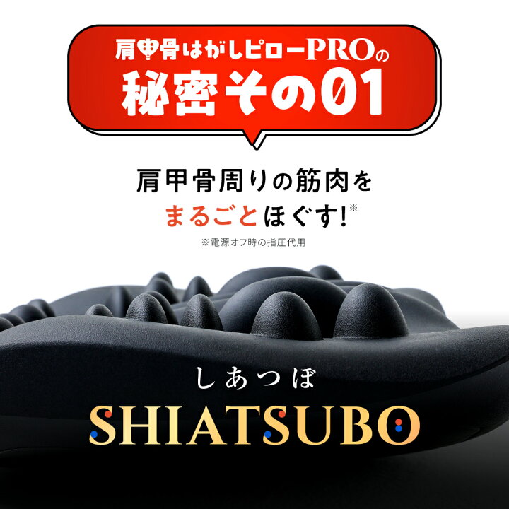 楽天市場】【ポイント10倍】 肩甲骨はがしピローPRO E-RAKUNA 