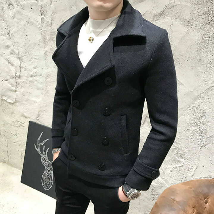 Pコート NOVES PAZIO ジャケット Sサイズ BK 黒 秋冬 コート 