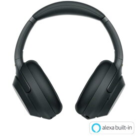 ソニー ワイヤレスノイズキャンセリングヘッドホン WH-1000XM3 : LDAC/ Amazon Alexa搭載 /Bluetooth/ハイレゾ 最大30時間連続再生 密閉型 マイク付 2018年モデル 360 Reality Audio認定モデル ブラック WH-1000XM