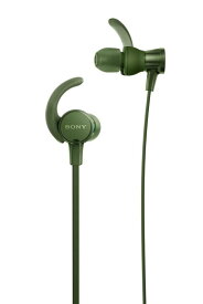 ソニー イヤホン 重低音モデル MDR-XB510AS : 防水/スポーツ向け リモコン・マイク付き グリーン MDR-XB510AS G