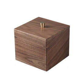 Sakulaya 収納 ボックス 木製 小物収納 木箱 蓋付き 小物入れ ボックス 卓上収納 コーヒーフィルターケース 胡桃の木