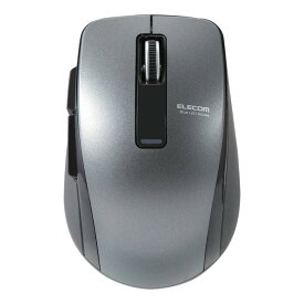 エレコム マウス Bluetooth (iOS対応) Mサイズ 5ボタン (戻る・進むボタン搭載) BlueLED 省電力(電池寿命:約1.3年) ブラック M-BT20BBBK