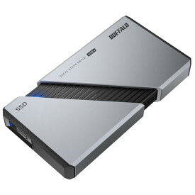 バッファロー ポータブル SSD 外付け 1TB USB4 Gen3x2 対応 Type-C 高速 最大読込速度 3,800MB/s exFAT SSD-PE1.0U4SA/N【Windows MacOS ChromeOS PS5 メーカー動作確認済み】