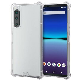 エレコム Xperia 5 IV [ SO-54C | SOG09 ] ケース カバー 耐衝撃 衝撃吸収 ZEROSHOCK 四つ角ダンパー 持続する透明感 黄変しにくい特殊素材 フォルティモ採用 ストラップホール付き クリア PM-X224ZEROT2CR