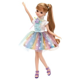 タカラトミー(TAKARA TOMY) 『 リカちゃん ドレス LW-02 レインボーシャワー 』 着せ替え お人形 おままごと おもちゃ 3歳以上 玩具安全基準合格 STマーク認証 Liccaワンサイズ