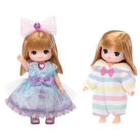 タカラトミー(TAKARA TOMY) リカちゃん ドレス LW-21 ミキちゃんマキちゃんドレスセット ゆめみるドレス&amp;パジャマ 着せ替え おままごと おもちゃ 3歳以上