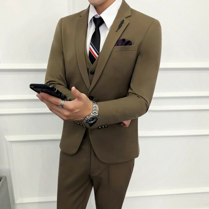 楽天市場 10 ｵﾌ Lineｸｰﾎﾟﾝ ８カラースーツ スリムスーツ 3ピース 成人式 スーツ 男 スリーピース スーツ紳士服 カジュアルスーツ ビジネススーツ メンズ セットアップ パーティー 結婚式 二次会ホスト おしゃれスーツ 購入特典あり 卒業式 おしゃれスーツ メンズ
