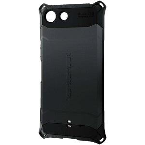 �G���R�� Xperia Ace �P�[�X ZERO SHOCK �ϏՌ� [�������̏Ռ�����{�̂��Ռ��z���\��] �X�g���b�v�z�[���t�� Made for XPERIA �u���b�N PD-XACEZEROBK