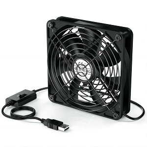 ELUTENG USB�t�@�� 12cm ��p�t�@�� ���� 1500RPM USB��@ 5V �É� ������ PC�t�@�� 3�i�K���� ���^ ��p�N�[���[ 7���H�� ������ ��� PC �Q�[���@ ���[�^�[�ȂǗ�p�Ή� USB fan 12cm