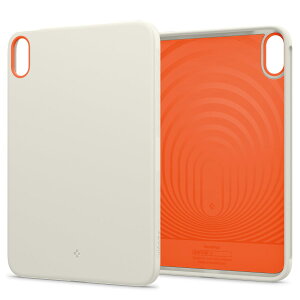 Spigen iPad mini 7�iA17 Pro, 2024�N, ��7����j�^ iPad mini 6�i2021�N, ��6����j�Ή��P�[�X Apple Pencil�t���\ �ϏՌ� �X���� �^�u���b�g�J�o�[ �] �i�m�|�b�v ACS09232�i�I�����W�E�x�[�W���j