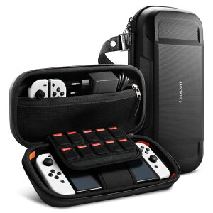 Spigen Switch Oled �P�[�X �������[�\ �|�[�` �|�P�b�g�t�� �J�[�h10�����[ �L�Y�h�~ ��ʕی� �ϏՌ� �Ռ��z�� �X���� �}�C�N���t�@�C�o�[ �ySwitch/ Switch�L�@el���f���Ή��z���M�b�h�E�A�[�}�[ 