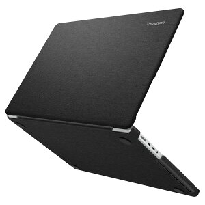Spigen MacBook Pro 14�C���` M5 Max/M5 Pro/M5/M4/M3/M2/M1 (2026/2025/2024/2023/2021) �P�[�X �n�[�h�V�F�� �v���~�A�� �t�@�u���b�N �X���[�u �ی�J�o�[ �A�[�o���E�t�B�b�g ACS04213 (�u���b�N)