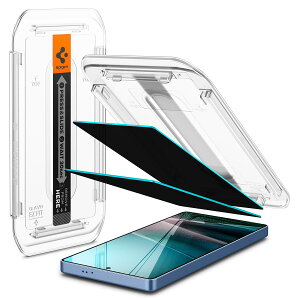 Spigen Galaxy S25 Ultra �����K���X�t�B���� �`�����h�~ 2���� 9H �d�x �v���C�o�V�[ �ی�t�B���� �w��F�ؑΉ� �\��t���L�b�g�t�� �w��h�~ �i�m�R�[�e�B���O ��U�h�~ EZ Fit AGL09221 (�v���C�o�V