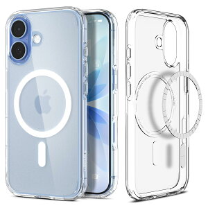 Spigen �y�n��18�N�̋Z�p�́z iPhone 17 �P�[�X MagSafe�Ή� ������ �w��h�~ �X�g���b�v�z�[�� �ČRMIL�K�i �E���g���E�n�C�u���b�h�E�}�O�t�B�b�g (�t���X�g�E�z���C�g) ACS10086