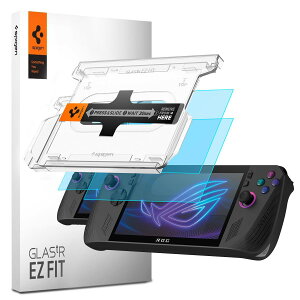 Spigen ROG Ally X �K���X�t�B���� �\��t���L�b�g�t�� 9H�d�x�����K���X �i�m�R�[�e�B���O 2���� AGL09347