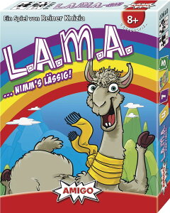 LAMA: AMIGO - Kartenspiel / ...NIMM`S LASSIG / 56 Karten, 70 Chips, 1 Spielanleitung