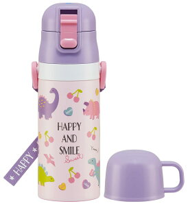 �X�P�[�^�[(Skater) ���� �q���p 2WAY ������ 420ml �R�b�v���� 350ml �n�b�s�[���X�}�C�� ���̎q ���e�� �X�e�����X �ۉ��ۗ� �y�� waterbottle �X�|�[�c�{�g�� �L�b�Y ���ǂ� ���r SKDC3-A