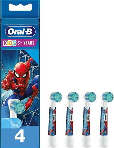 �u���E�� Oral-B �I�[����B �ւ��u���V �L�b�Y �q���p ���炩�߃u���V �X�p�C�_�[�}�� 4�{�g [���s�A���i]