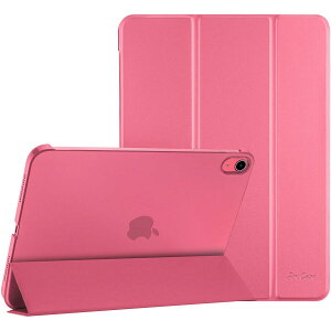 ProCase iPad 11����/10���� �P�[�X iPad�iA16�j11�C���` 2025/10.9�C���` 2022�ʗp �y�� �ϏՌ� �O�܂� �X�^���h �X�}�[�g�J�o�[�i�s���N�j