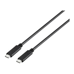 �o�b�t�@���[ USB-C to C 0.5m �u���b�N USB3.1 Gen2�P�[�u�� PD3A BSUCC312P3A05BK