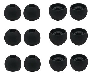 A-Focus �C���[�s�[�X �C���[�`�b�v M�T�C�Y 12�Z�b�g ���a 4mm ARKARTECH T6�C PALOVUE Earflow Lightning�CAnker SoundBuds Slim�CSoundPEATS(�T�E���h�s�[�c)�C���C���[�C���z�����̓��a�_�C����4�̃C���z���ɑ�