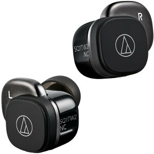 �I�[�f�B�I�e�N�j�J ATH-SQ1TW2NC BK(E) �m�C�Y�L�����Z�����O ���C�����X�C���z�� Bluetooth ���S���C�����X �ő��22.5���ԍĐ� �h�� IPX5 ���C�����X�[�d�Ή� �}���`�|�C���g �O����荞�� �I���W