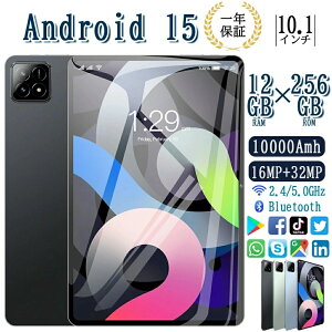 Android15 ^ubg 10.1C` Wi-Fi+SIMf 8GB+128GB \ y  BT5.0 GPS ʘbΉ 10000mAheʃobe[ 2.4/5GHz J ݑΖ ׋p {t v[gœK lC