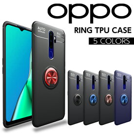 OPPO A73 ケース OPPO Reno A ケース OPPO A5 2020 スマホケース OPPO Reno 3 5G ケース リング付き TPU カバー オッポ ソフト renoa リング a52020 reno3 a73 耐衝撃 リング付 リノエー スマホケース 耐衝撃 落下防止