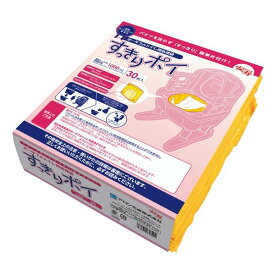 安寿 すっきりポイ 30枚入／ポータブルトイレ用処理袋（アロン化成）533-226